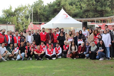 Kızılay Samsun gönüllüleri Kızılay Kampında bir araya geldi